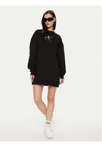 Calvin Klein Jeans Sukienka codzienna J20J224834 Czarny Relaxed Fit. Okazja: na co dzień. Kolor: czarny. Materiał: syntetyk. Typ sukienki: proste. Styl: casual #3