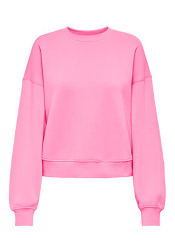 only - ONLY Bluza Best 15338727 Różowy Regular Fit. Kolor: różowy. Materiał: bawełna, syntetyk