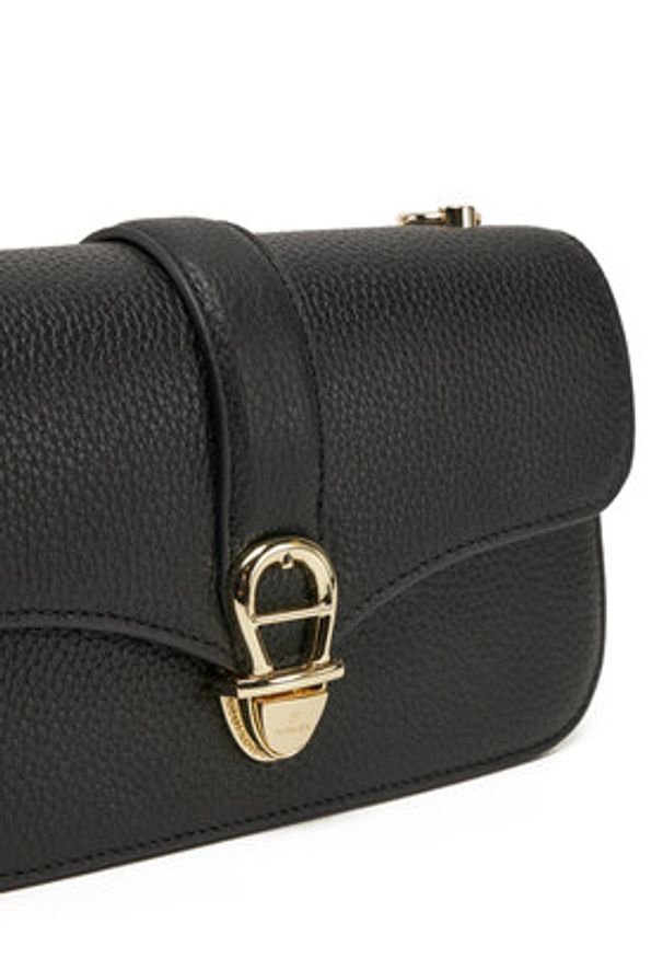 Aigner Torebka 132411 Czarny. Kolor: czarny. Materiał: skórzane