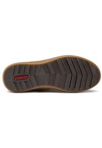 Rieker Trzewiki Z6648-14 Niebieski. Kolor: niebieski. Materiał: skóra #4