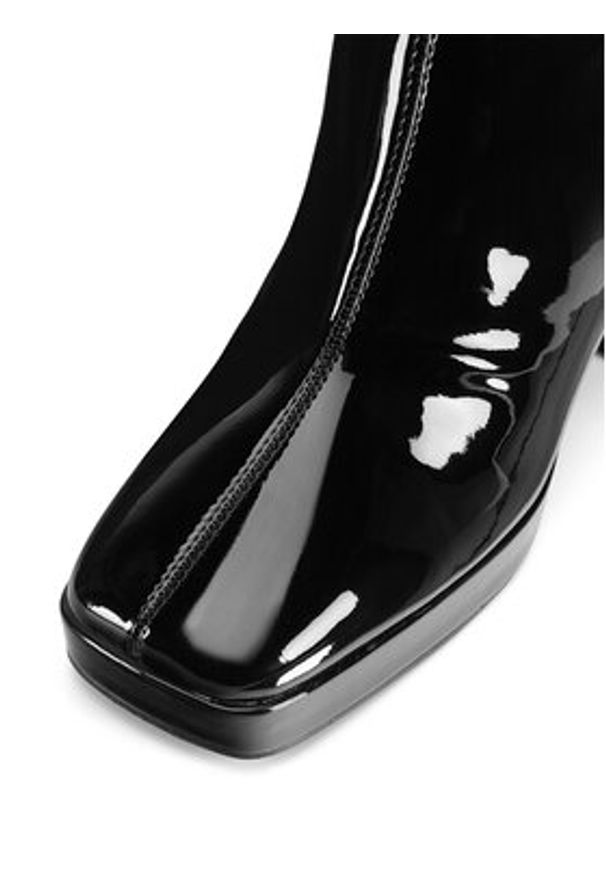 DeeZee Botki WM07022024 Czarny. Kolor: czarny. Materiał: materiał