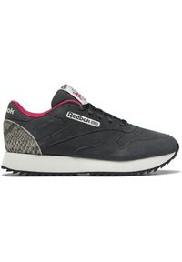 Adidasy Reebok Classic Leather, Kobiety. Kolor: szary. Materiał: zamsz, materiał. Model: Reebok Classic