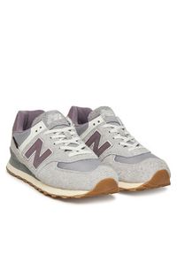 New Balance Sneakersy U574YGD Szary. Kolor: szary. Materiał: zamsz, skóra. Model: New Balance 574