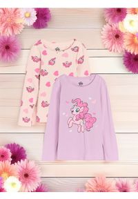 Sinsay - Koszulki 2 pack My Little Pony - fioletowy. Kolor: fioletowy #1