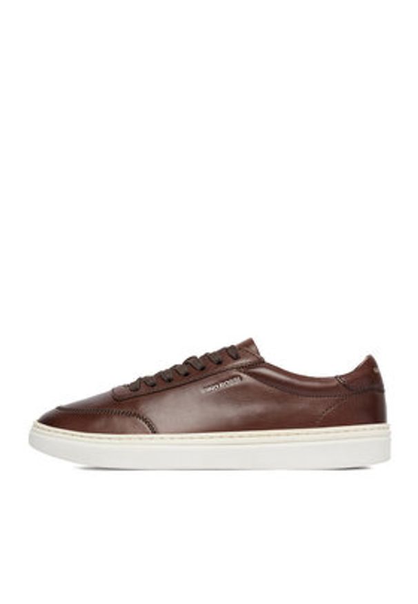 Gino Rossi - GINO ROSSI Sneakersy EO-MARSHAL-01 MI08 Brązowy. Kolor: brązowy. Materiał: skóra