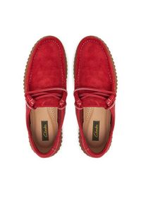 Clarks Półbuty Torhill Low 26180908 Czerwony. Kolor: czerwony. Materiał: skóra #6