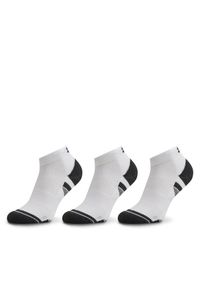 Zestaw 3 par niskich skarpet unisex Under Armour. Kolor: biały