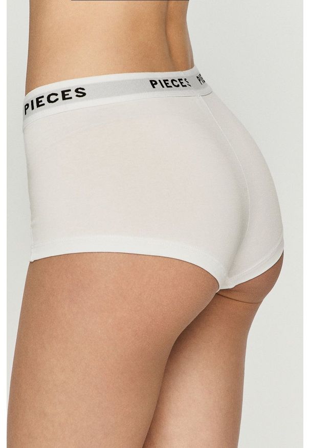 Pieces - Figi (4-pack). Kolor: biały
