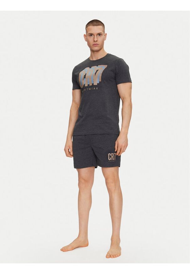 Cristiano Ronaldo CR7 Piżama 8730-41 Granatowy Regular Fit. Kolor: niebieski. Materiał: bawełna