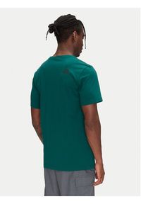 The North Face T-Shirt SS Fine NF0A8A6M Zielony Regular Fit. Kolor: zielony. Materiał: bawełna, syntetyk