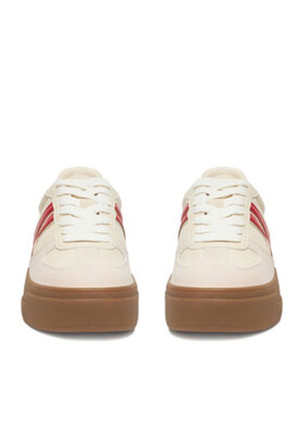 DeeZee Sneakersy AM2518 Beżowy. Kolor: beżowy. Materiał: skóra