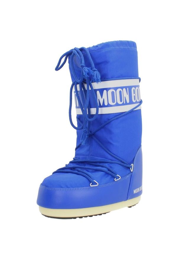 Moon Boot - Buty MOON BOOT 14004400 075 Niebieski. Kolor: niebieski. Materiał: tkanina. Sezon: zima