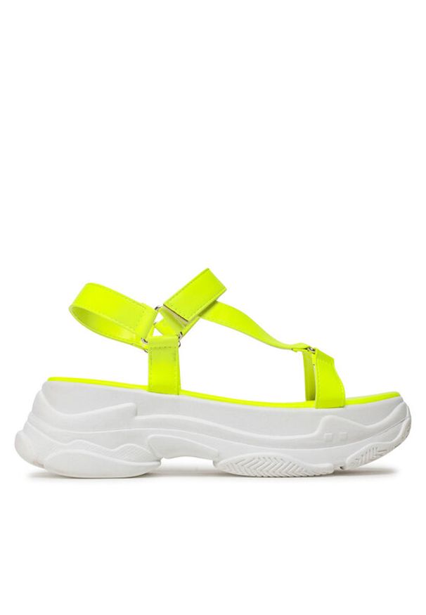 Jenny Fairy Sandały AJA0924-12 Zielony. Kolor: zielony. Materiał: skóra