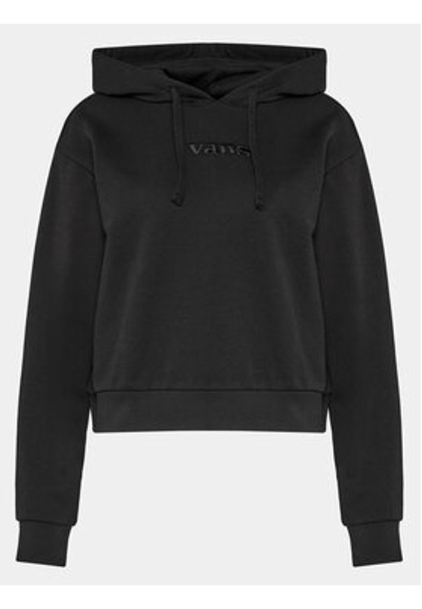 Vans Bluza W Essential Ft Rlx Po VN000JF6 Czarny Regular Fit. Kolor: czarny. Materiał: bawełna