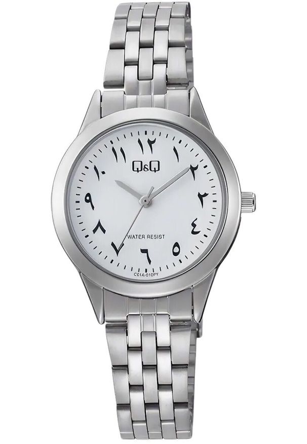 Zegarek damski QQ C01A-010P srebrny. Kolor: srebrny