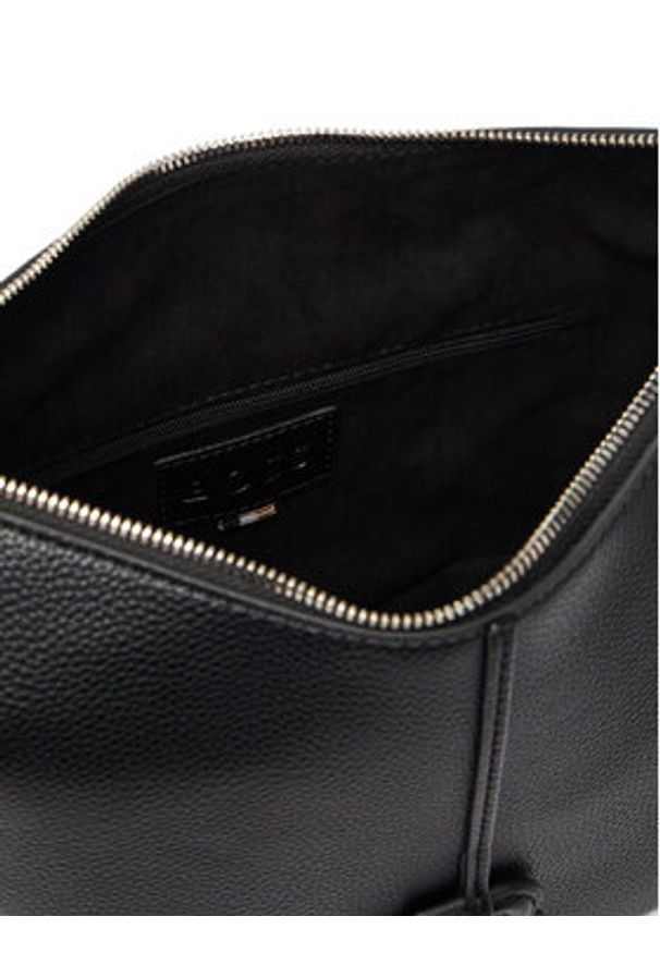 BOSS Torebka Anett New Sm Hobo 50563172 Czarny. Kolor: czarny. Materiał: skórzane
