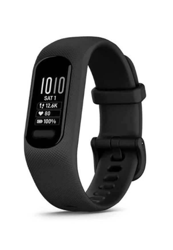 GARMIN - Opaska sportowa Garmin Vivosmart 5 czarny mały. Rodzaj zegarka: cyfrowe. Kolor: czarny. Styl: sportowy