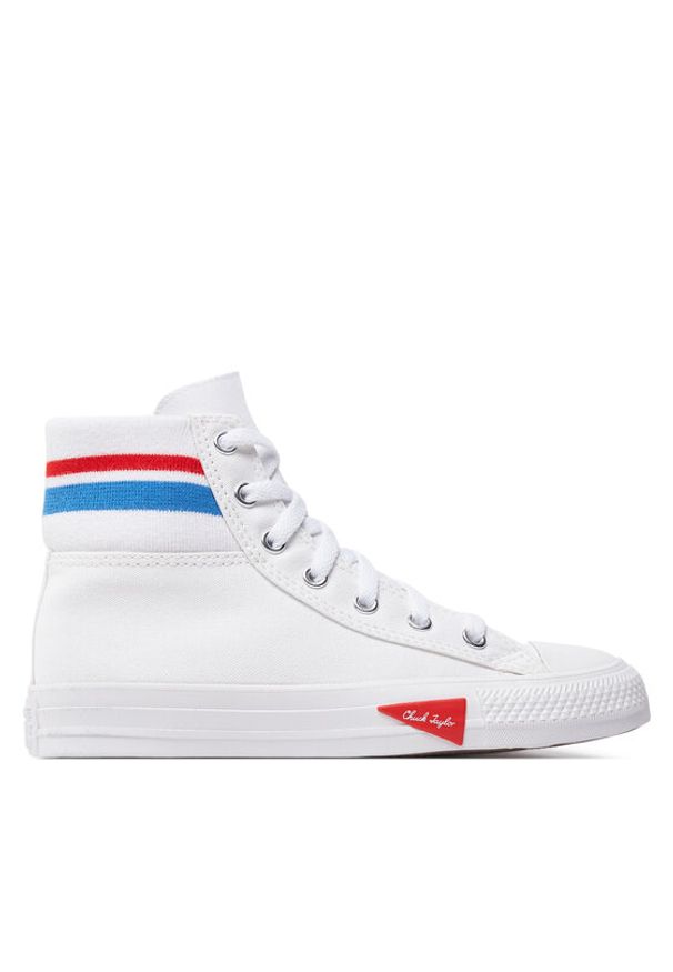 Converse Trampki Chuck Taylor All Star Retro Sport A06314C Biały. Kolor: biały. Materiał: materiał. Styl: sportowy, retro