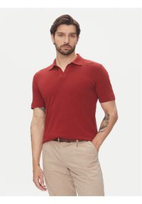 Marc O'Polo Polo 523 2091 53026 Czerwony Regular Fit. Typ kołnierza: polo. Kolor: czerwony. Materiał: bawełna