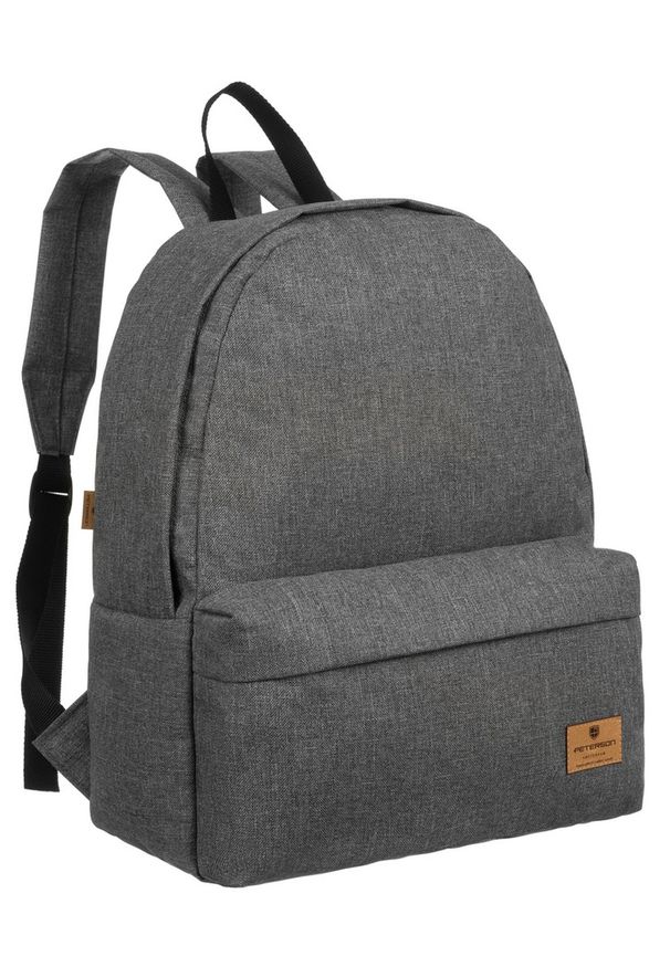 Plecak sportowy Peterson PTN BULKA szary. Kolor: szary. Materiał: materiał. Styl: sportowy