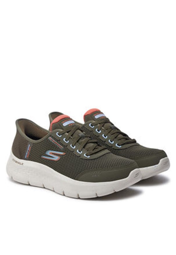 skechers - Skechers Sneakersy Clear Creek 124846 Zielony. Kolor: zielony. Materiał: mesh