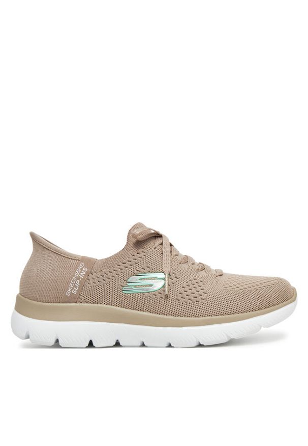 skechers - Skechers Sneakersy Summits-New Daily 150263/TPE Beżowy. Kolor: beżowy. Materiał: materiał