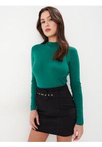 Mohito - Bluzka ze stójką - Zielony. Typ kołnierza: kołnierzyk stójkowy. Kolor: zielony #2