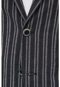 Sisley marynarka męska kolor czarny. Kolor: czarny. Styl: klasyczny #5