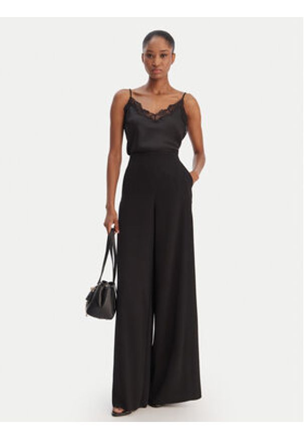 Marella Spodnie palazzo Campo 2613131043 Czarny Wide Leg. Kolor: czarny. Materiał: syntetyk