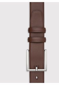 Pako Lorente - PAKO LORENTE - Kamelowy skórzany pasek męski. Materiał: skóra. Styl: klasyczny #1