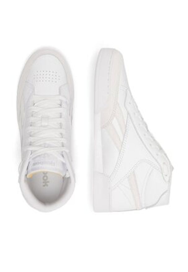 Reebok Sneakersy Club C Form Hi FZ6030-M Biały. Kolor: biały. Materiał: skóra. Model: Reebok Club