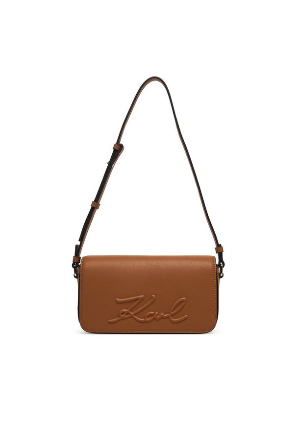 Karl Lagerfeld - Torebka KARL LAGERFELD. Kolor: brązowy