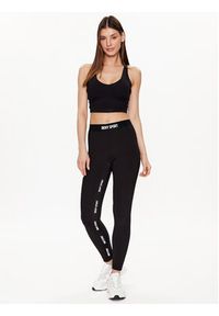 DKNY Sport Top DP2T9141 Czarny Regular Fit. Kolor: czarny. Materiał: syntetyk. Styl: sportowy