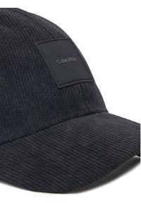 Calvin Klein Czapka z daszkiem Corduroy K50K512612 Czarny. Kolor: czarny. Materiał: materiał, poliester