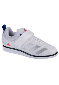 Adidas - Buty adidas Powerlift 5 Weightlifting ID2474 białe. Zapięcie: rzepy. Kolor: biały. Materiał: tkanina, syntetyk, guma #4