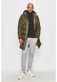 Premium by Jack&Jones - Sweter. Okazja: na co dzień. Typ kołnierza: golf. Kolor: szary. Materiał: bawełna, poliester, dzianina. Wzór: gładki. Styl: casual #4