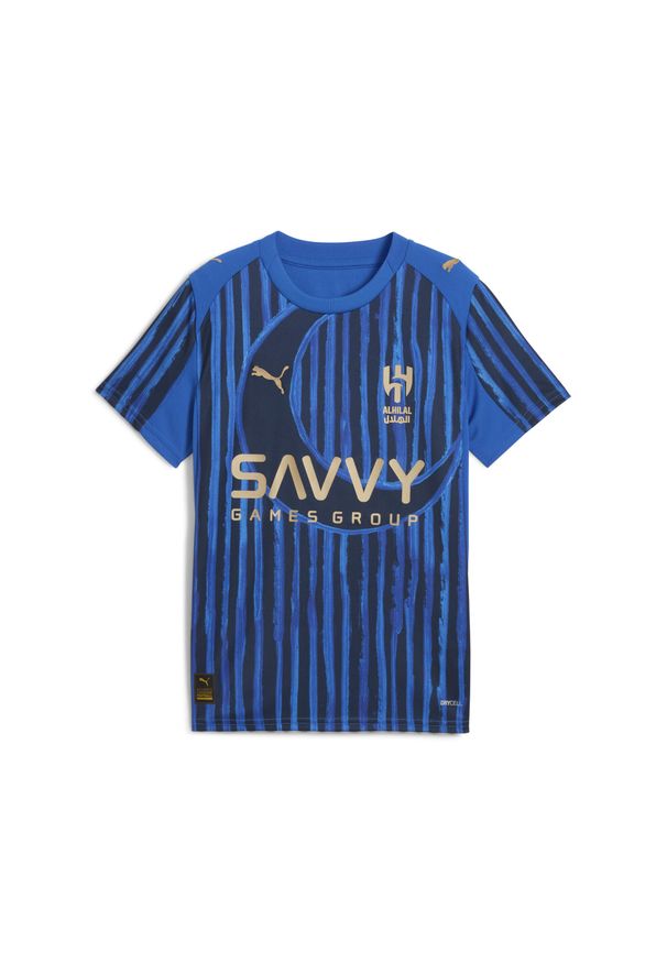 Puma - Młodzieżowa koszulka KIDSUPER × AL-HILAL SFC PUMA. Kolor: niebieski. Sport: piłka nożna