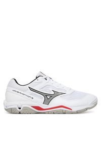 Buty halowe Mizuno. Kolor: biały. Model: Mizuno Wave #1