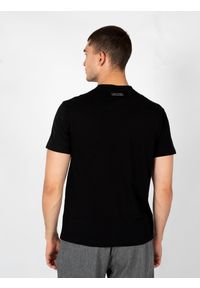 Les Hommes T-Shirt | LBT1019700N | Mężczyzna | Czarny. Okazja: na co dzień. Kolor: czarny. Materiał: bawełna, poliester, elastan. Długość rękawa: krótki rękaw. Styl: elegancki, casual #4