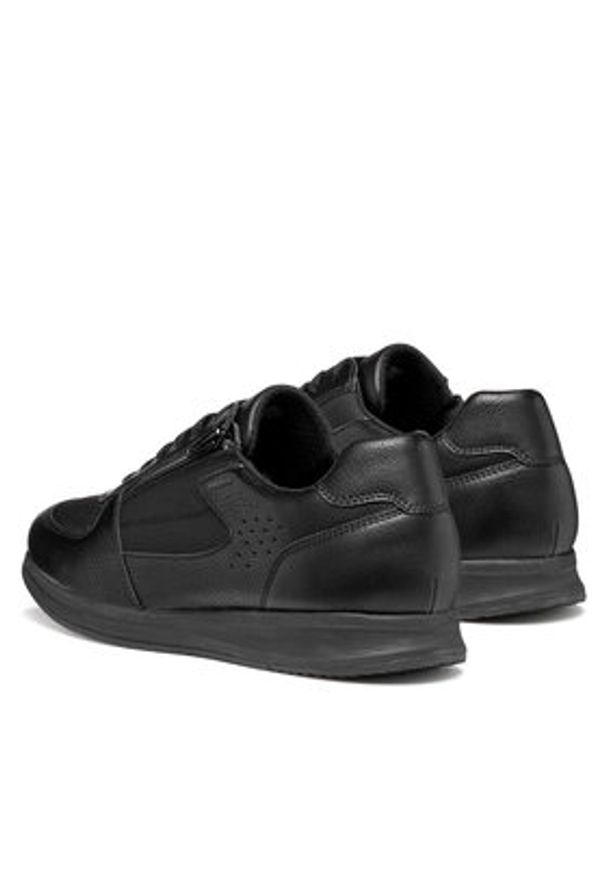 Geox Sneakersy U Avery U65H5A 0BURJ C9999 Czarny. Kolor: czarny. Materiał: materiał