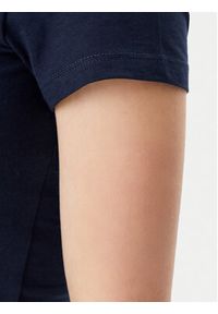 Tommy Jeans T-Shirt Tonal Linear DW0DW20315 Granatowy Slim Fit. Kolor: niebieski. Materiał: bawełna