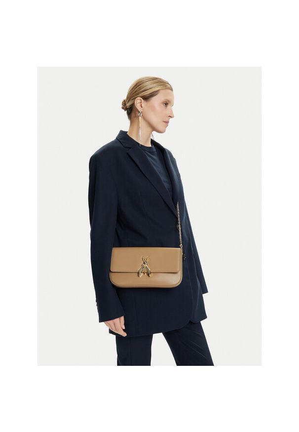 Torebka Patrizia Pepe. Kolor: beżowy