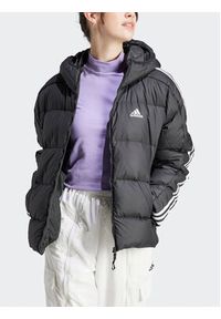 Adidas - adidas Kurtka puchowa Essentials 3-Stripes Mid Down HZ8483 Czarny Regular Fit. Kolor: czarny. Materiał: puch, syntetyk #7