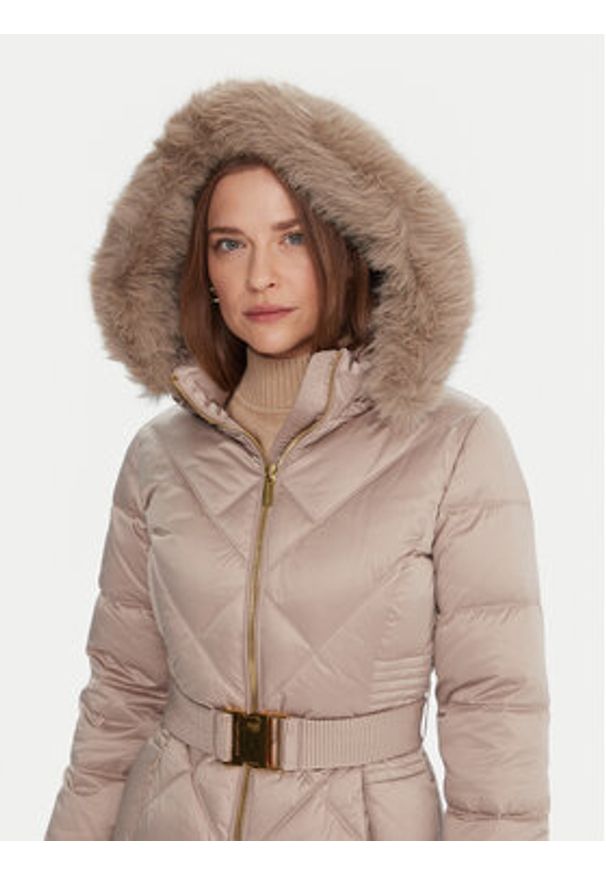 Marciano Guess Kurtka zimowa 5BGL37 7374A Beżowy Regular Fit. Kolor: beżowy. Materiał: syntetyk. Sezon: zima