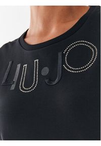 Liu Jo Sport Bluza TF3080 F0702 Czarny Regular Fit. Kolor: czarny. Materiał: bawełna. Styl: sportowy