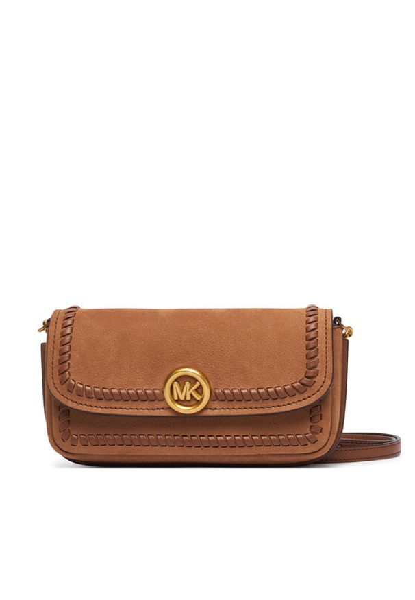 MICHAEL Michael Kors Torebka Nolita 32T6AY5C5Y Brązowy. Kolor: brązowy. Materiał: skórzane