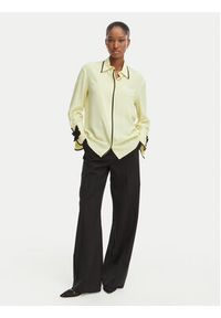 SIMONA CORSELLINI - Simona Corsellini Koszula P26CPCA01301 Zielony jasny Regular Fit. Kolor: zielony. Materiał: acetat #4