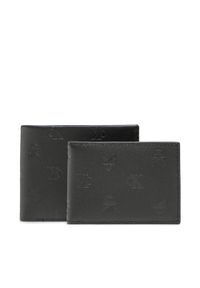 Calvin Klein Jeans Duży Portfel Męski Monogram Soft Bifold+Card Aop K50K510438 Czarny. Kolor: czarny. Materiał: skóra #1