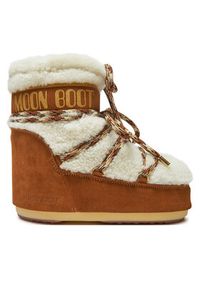 Moon Boot Śniegowce 80D1409580 Brązowy. Kolor: brązowy. Materiał: skóra, zamsz #5