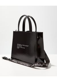 OFF-WHITE - Torebka mini box z logo. Kolor: czarny. Wzór: gładki #5